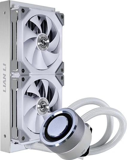 Lian Li Galahad AIO Uni Fan SL Edition 240 White, weiß