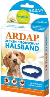 Ardap - Zecken- und Floh Halsband für kleine Hunde und Welpen bis 10kg, 60cm, 1 Stück