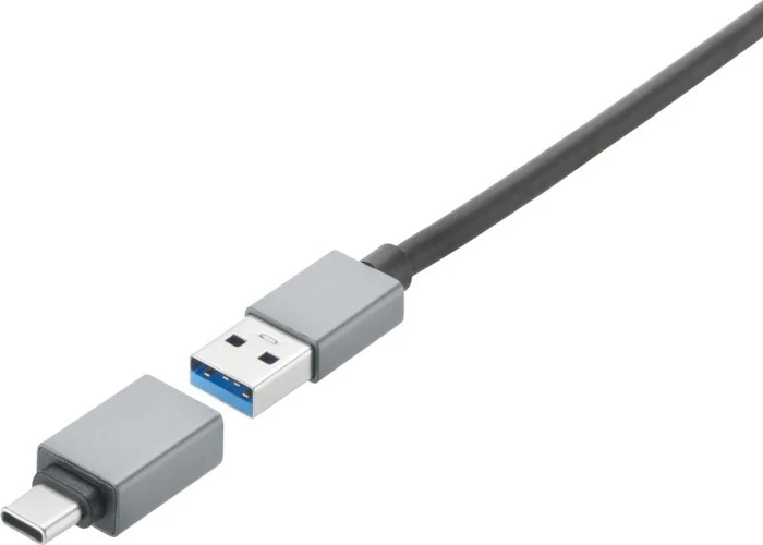 Hama USB-Hub 7 Ports, 1x USB-C 3.0, 6x USB-A 3.0, USB-C 3.0/USB-A 3.0 [Stecker]