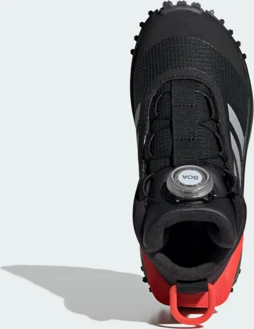 adidas FortaTrail core black/silver metallic/bright red (Junior)