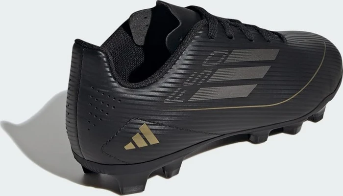 adidas F50 Club Flexible Ground Boots core black/iron metallic/gold metallic (Junior)