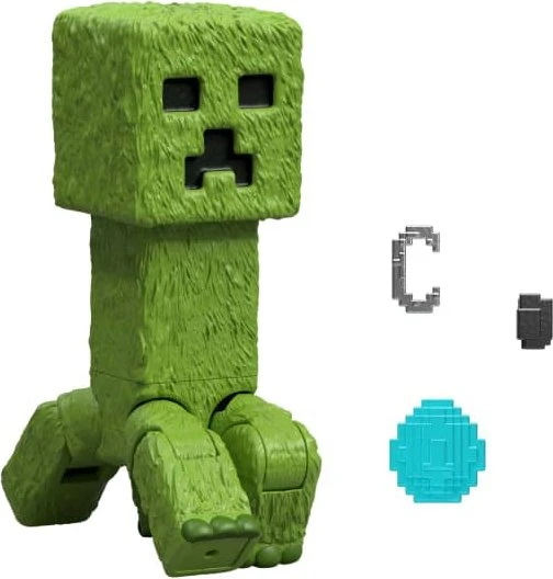 Mattel Minecraft - Film Creeper Actionfigur und Zubehör