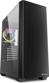 Sharkoon VS9 RGB Black, Glasfenster