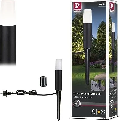 Paulmann House Flarea Wegeleuchte 20cm schwarz