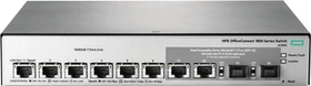 HP OfficeConnect 1850 6XGT Desktop 10G Smart Switch, 6x RJ-45, 2x RJ-45/SFP+ (JL169A)