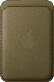 Apple iPhone Feingewebe Wallet mit MagSafe dunkeloliv