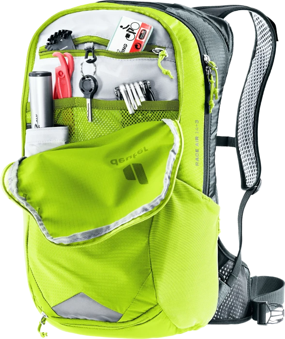 Deuter Race Air 14+3 citrus/graphite