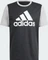 adidas Essentials Single Jersey Big Logo T-Shirt kurzarm black/medium grey heather (Herren) Vorschaubild