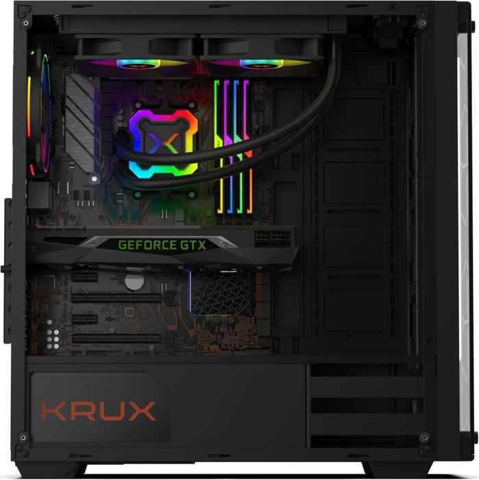 Krux Leda, Glasfenster