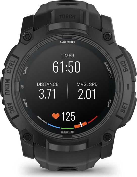 Garmin Instinct 3 Tactical Edition 50mm AMOLED schwarz