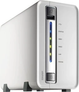 QNAP Turbo Station TS-210, 256MB RAM, 1x RJ-45 1000Base-T, 3x USB-A 2.0