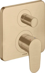 Hansgrohe Axor Citterio M Wannenmischerarmatur mit Sicherung brushed bronze