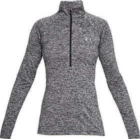 Under Armour Tech Twist Half Zip Funktionsshirt langarm black/metallic silver (Damen)