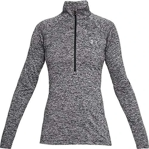 Under Armour Tech Twist Half Zip Funktionsshirt langarm black/metallic silver (Damen)