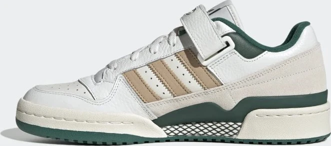 adidas Forum Low dark green/core white/magic beige