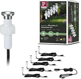 Paulmann Plug & Shine MicroPen II Erweiterungsset 0.2W Bodeneinbauleuchte, 5 Stück