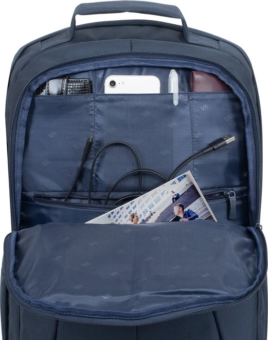 RivaCase 8460 Bulker Laptop Backpack 17.3" Dark Blue