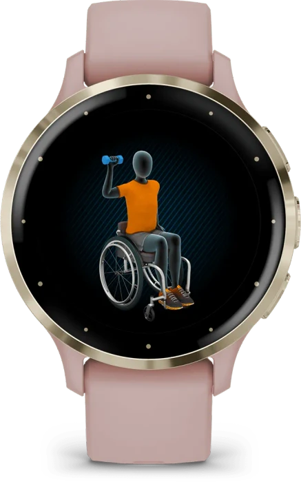 Garmin Venu 3S soft gold/dust rose
