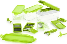 Genius Nicer Dicer Plus Multischneider-Set kiwi, 18-tlg.