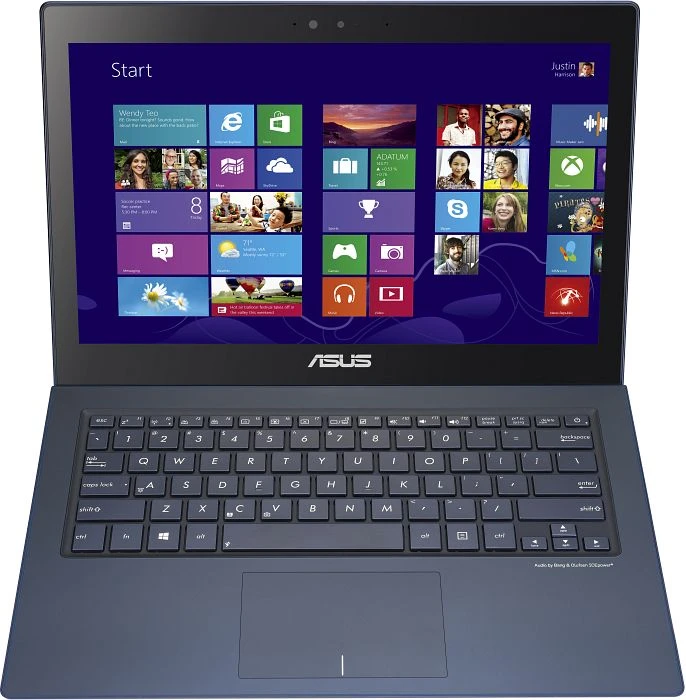 ASUS ZenBook UX302LA-C4003H, blau, Core i5-4200U, 8GB RAM, 16GB SSD, 500GB HDD, DE
