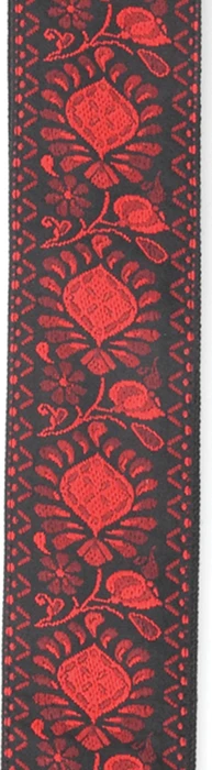 D'Addario Nylon Woven Guitar Strap Monterey Red