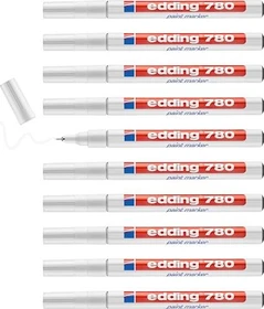 edding 780 Lackmarker weiß, 10er-Pack