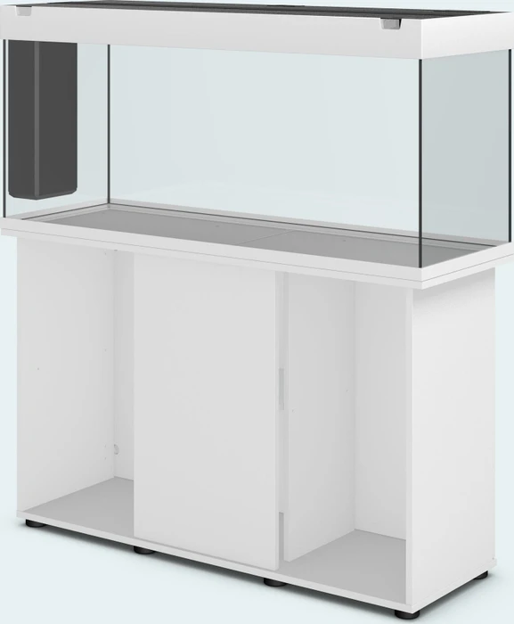 Juwel Rio 240 LED Aquarium-Set mit Unterschrank, weiß/weiß, 240l
