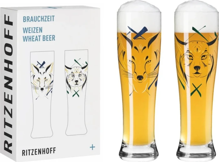 Ritzenhoff Brauchzeit #23/#24 Weizenbierglas, 2 Stück (3481012)