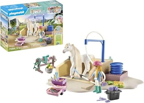 playmobil Horses of Waterfall Isabella & Lioness mit Waschplatz