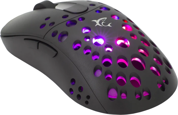 White Shark Tristan Gaming Mouse, schwarz, USB