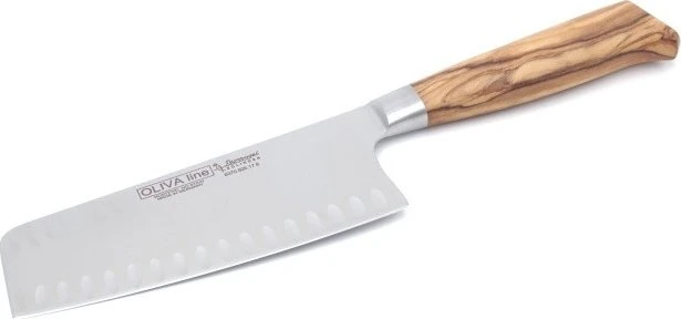 Burgvogel Oliva Line Chinahackmesser mit Kulle 17cm