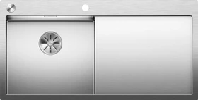Blanco Claron 5 S-IF InFino Einbau Becken links mit Ablauffernbedienung edelstahl