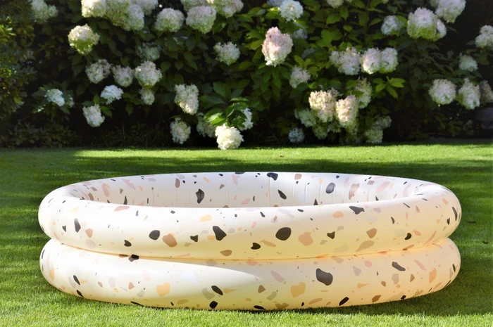 Jan Kurtz Free Swimming Planschbecken rund 165x35cm terrazzo
