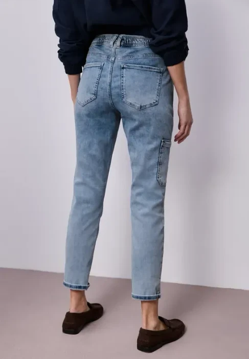 Street One Charlie Cargo Jeans bleached washed (Damen)