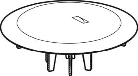 Geberit Ablaufdeckel d90 zu Duschwannenablauf mattverchromt