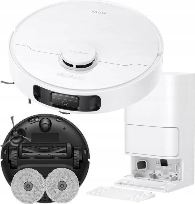 Mova E30 Ultra Saug-/Wischroboter weiß inkl. Absaug-/Reinigungsstation