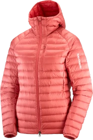 Salomon Elixir Micro Down Hooded Funktionsjacke mineral red (Damen)
