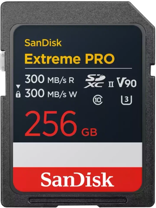 SanDisk Extreme PRO, SD UHS-II U3, Rev-DM