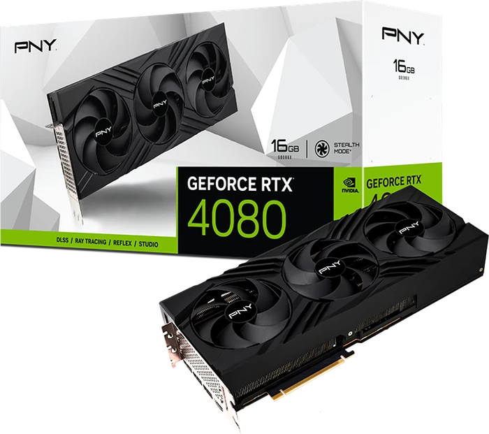 PNY GeForce RTX 4080 Verto Triple Fan, 16GB GDDR6X, HDMI, 3x DP