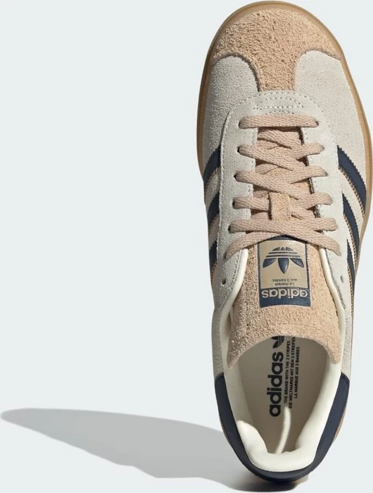 adidas Gazelle Bold cream white/night indigo/magic beige (Damen)
