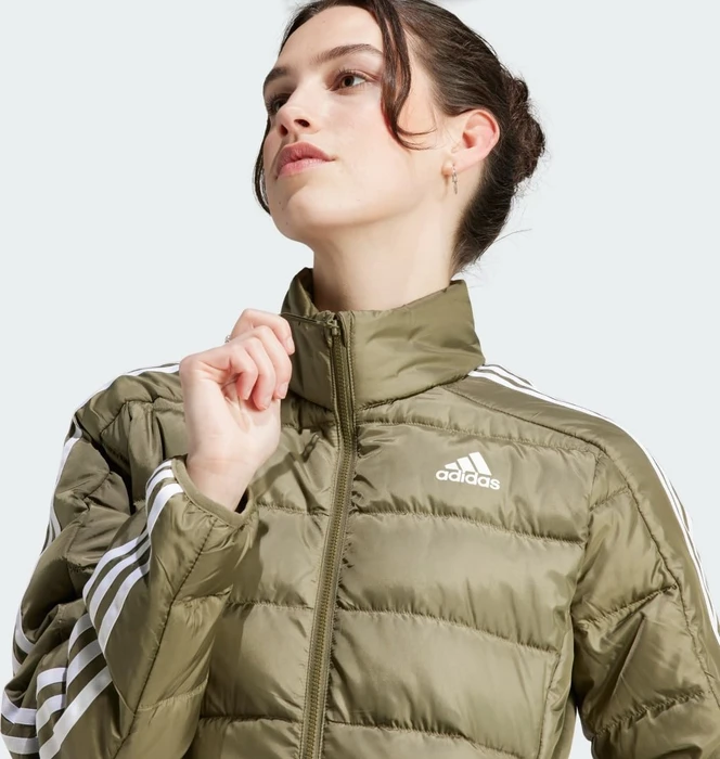 adidas Essentials 3-Streifen Light Jacke olive strata (Damen)