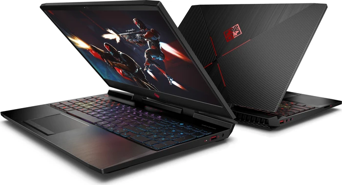 HP OMEN by HP Laptop 15-dc0005ng, Shadow Black, Core i7-8750H, 16GB RAM, 256GB SSD, 1TB HDD, GeForce GTX 1060, DE