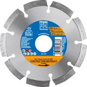 Pferd DS 115x2.2x22.23 PSF Diamanttrennscheibe, 115x2.2x22.23mm, 1 Stück