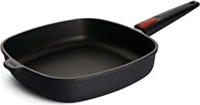 Woll nowo Titanium Induction Gusspfanne mit abnehmbarem Griff 28x28cm