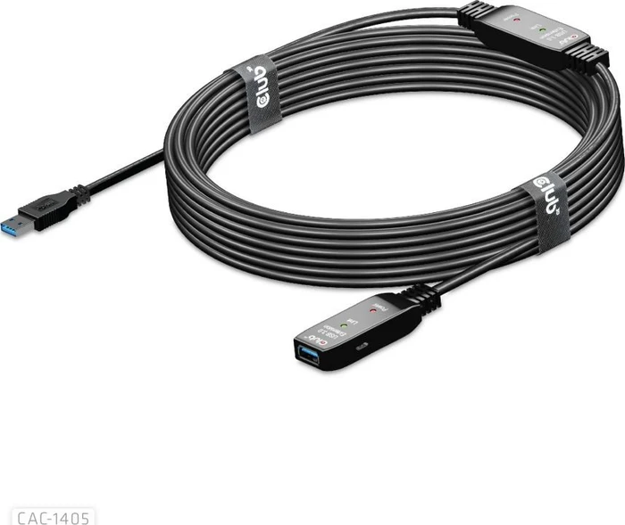 Club 3D USB 3.0 aktives Verlängerungskabel A/A, 10m