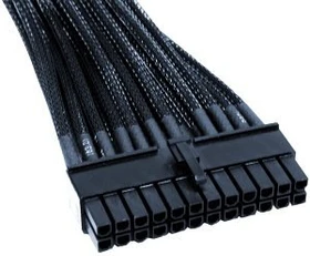 NZXT 24-Pin ATX Verlängerung 25cm, sleeved schwarz