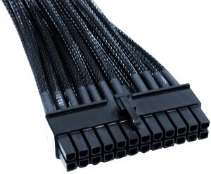 NZXT 24-Pin ATX Verlängerung 25cm, sleeved schwarz