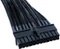 NZXT 24-Pin ATX Verlängerung 25cm, sleeved schwarz Vorschaubild