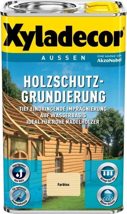 Xyladecor Holzschutz-Grundierung auf Wasserbasis farblos, 2.5l