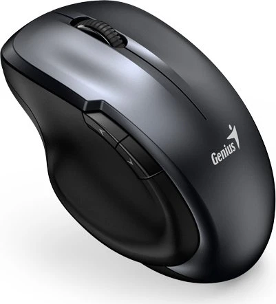 Genius Ergo 8200S Wireless Silent Mouse grau/schwarz, USB